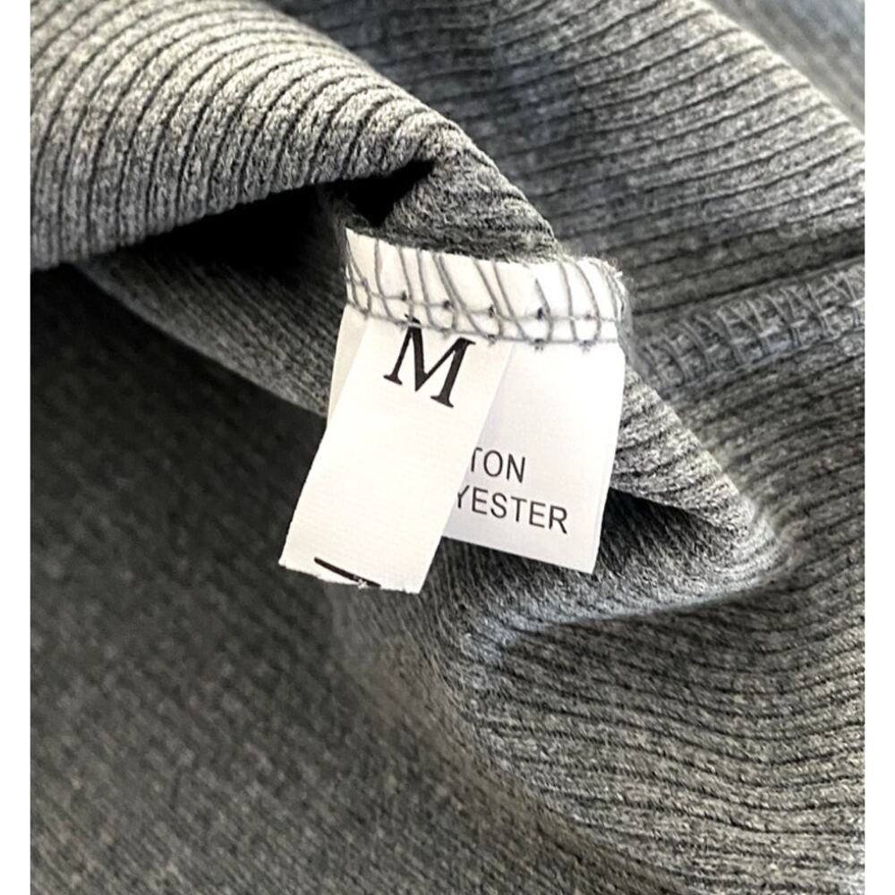 Amazon Gray Long Sleeve Cardigan Top size Medium - Picture 6 of 7